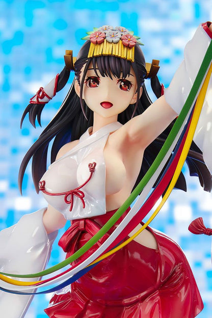 Orijinal Karakter PVC Heykeli Sıkı Na Oshigoto #2 - Tapınak Maiden Akane Kagura 25 cm