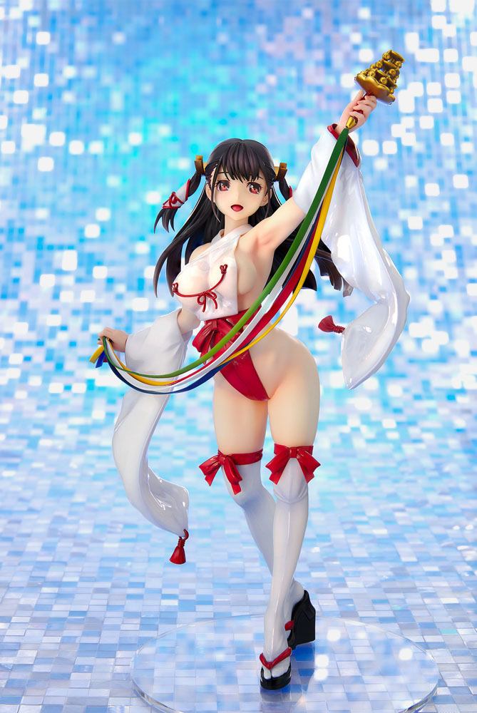 Orijinal Karakter PVC Heykeli Sıkı Na Oshigoto #2 - Tapınak Maiden Akane Kagura 25 cm