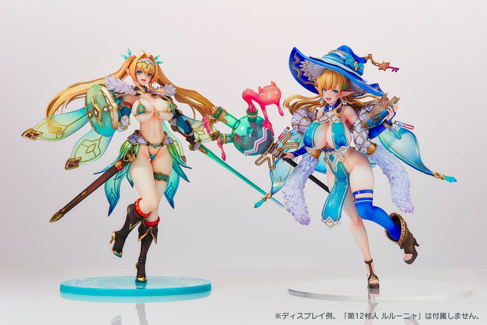 Estatua de PVC de la serie Elf Village, personaje original, 1/6, 15.º aldeano, Milklinde Antenna Shop, versión limitada. 25cm