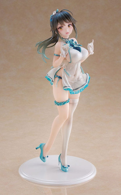 Avian Romance Pink Label 5 Statua in PVC 1/6 Ragazza coda di cavallo: Qipao 29 cm