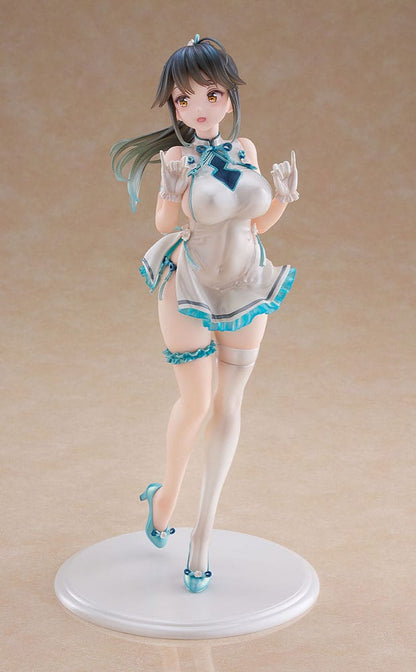 Avian Romance Pink Label 5 Statua in PVC 1/6 Ragazza coda di cavallo: Qipao 29 cm