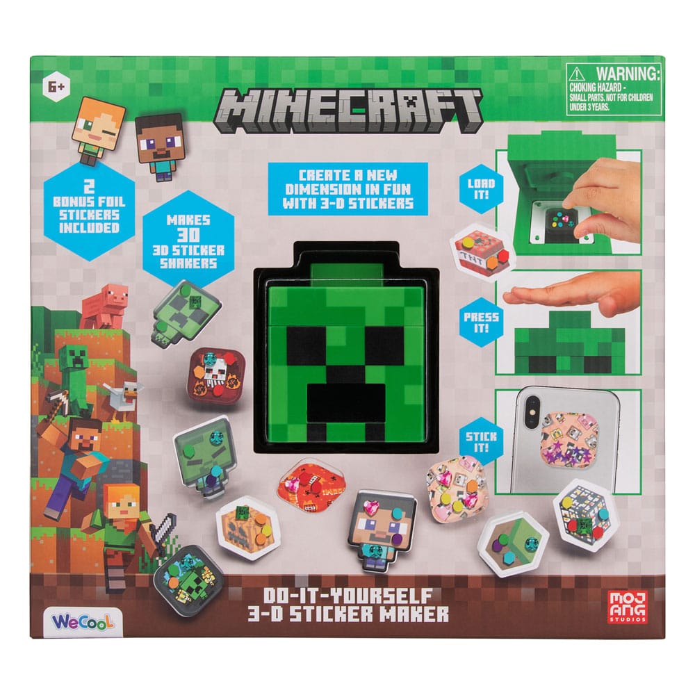 Fabricante de pegatinas de Minecraft 3D