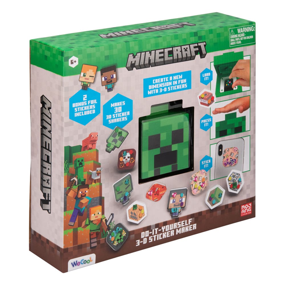 Fabricante de pegatinas de Minecraft 3D