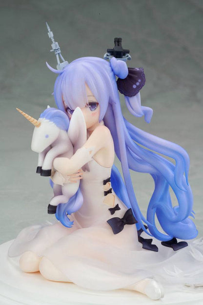 Azur Lane PVC Estatua 1/7 Luz de unicornio equipado ver. 14 cm