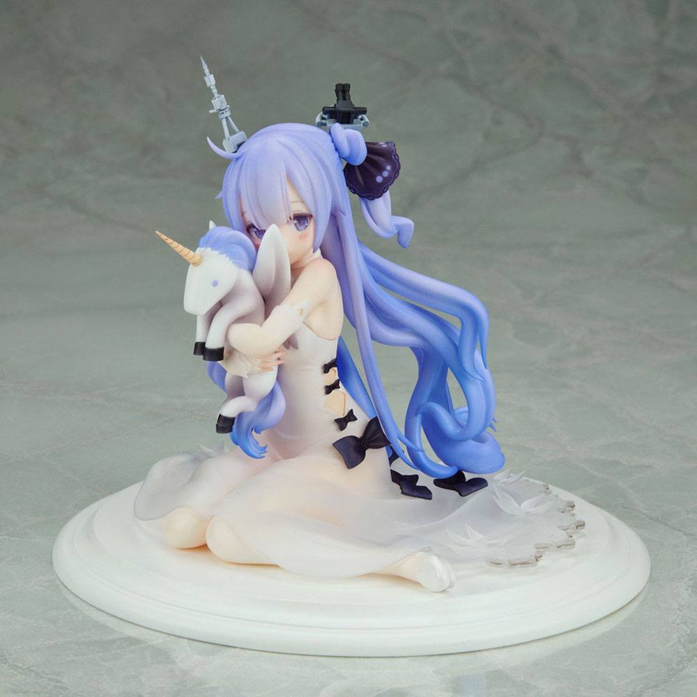 Azur Lane PVC Estatua 1/7 Luz de unicornio equipado ver. 14 cm