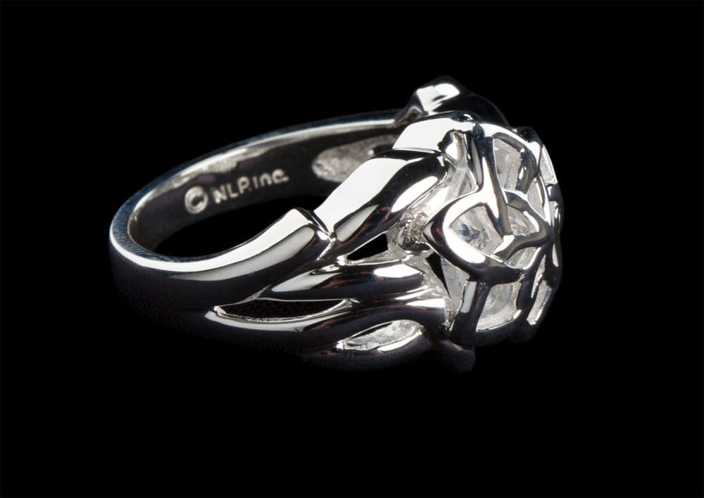 Herr der Ringe Nenya - Der Ring von Galadriel (Sterling Silber) Größe 9.75