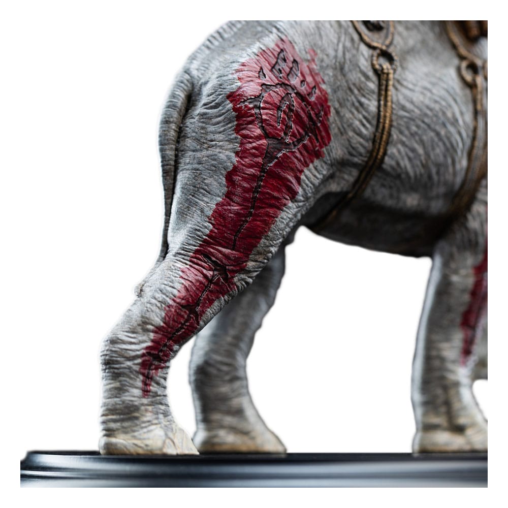 Mini Estatua El Señor de los Anillos Mumak en Batalla 17 cm