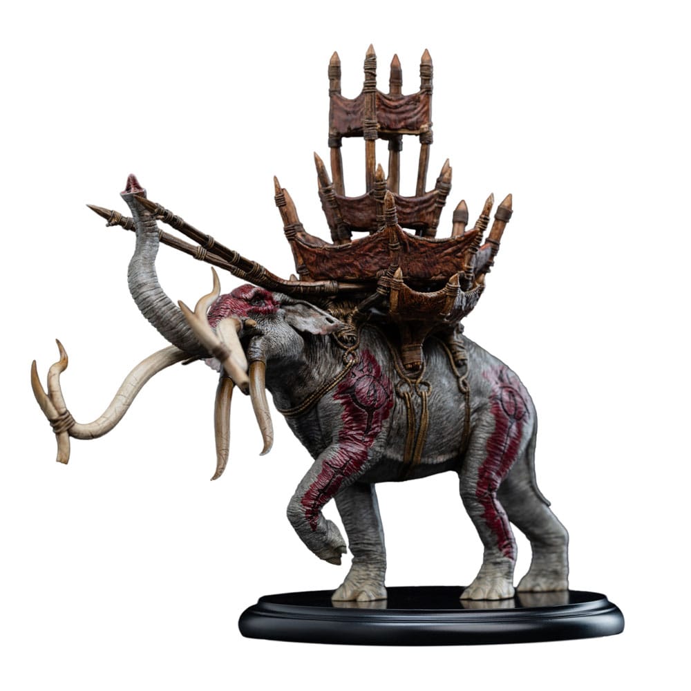 Mini Estatua El Señor de los Anillos Mumak en Batalla 17 cm