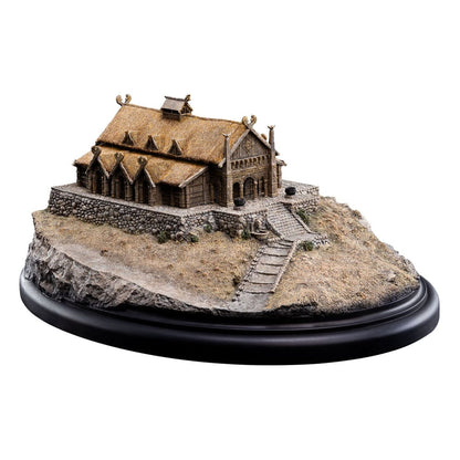Herr der Ringe Statue Die Goldene Halle von Edoras 9 cm