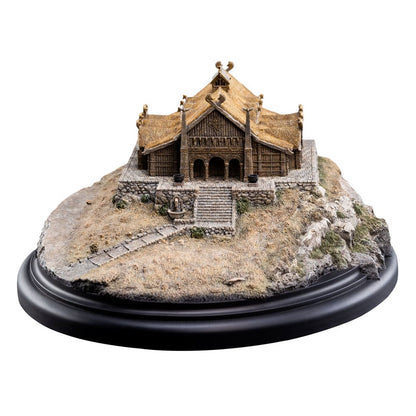 Herr der Ringe Statue Die Goldene Halle von Edoras 9 cm