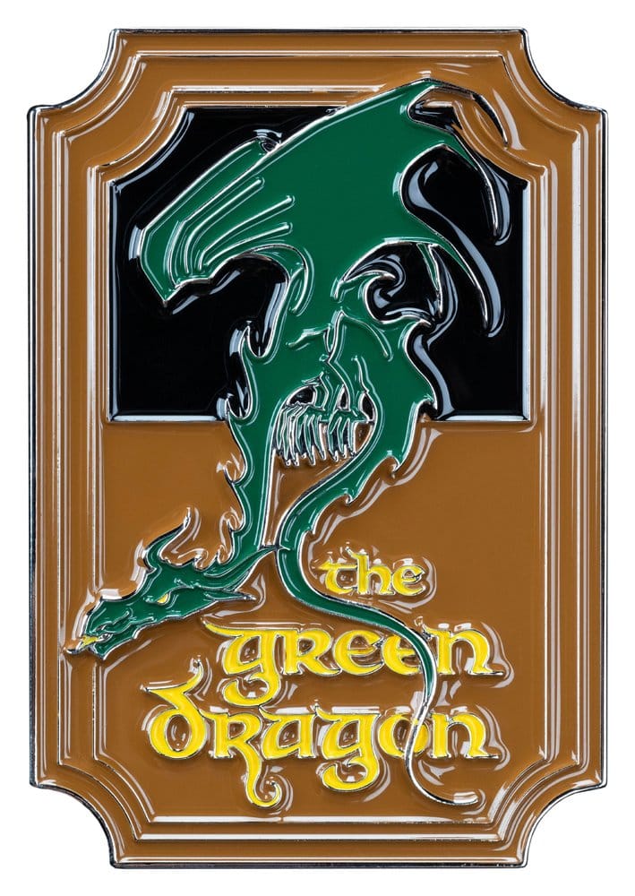 Herr der Ringe Magnet Der Grüne Drache (Emaille) 7 cm