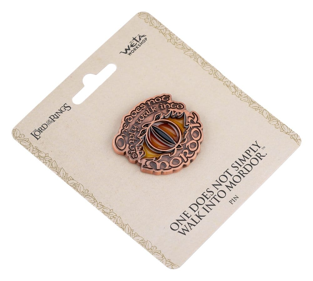 Ringenes Herre Samlere Pin One går ikke bare ind i Mordor 4 cm