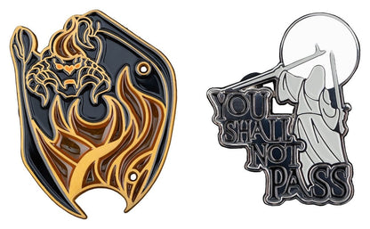 Gospodar prstenova Collectors Pins 2-Pack You Shall Not Pass 8 cm