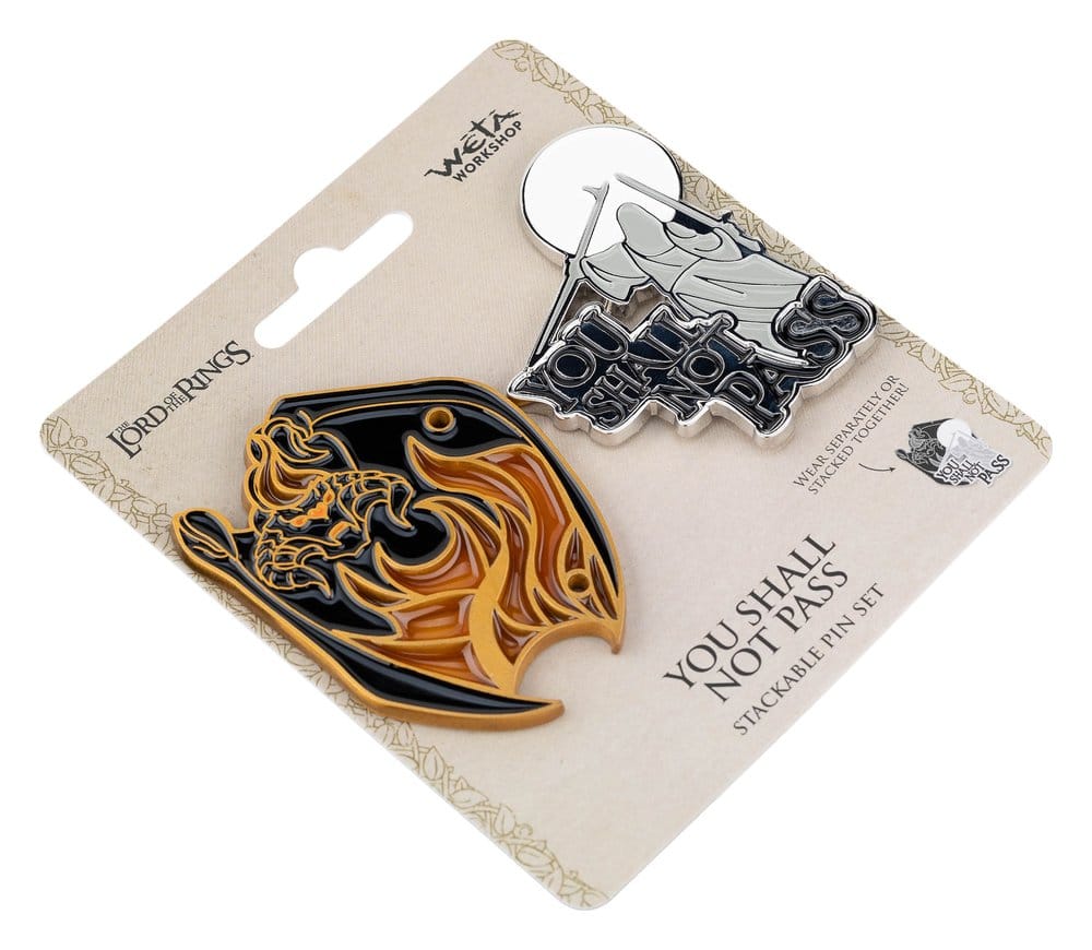 Gospodar prstenova Collectors Pins 2-Pack You Shall Not Pass 8 cm