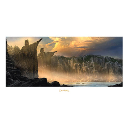 Lord of the Rings Art Print the Argonath - Stupovi kraljeva 59 x 30 cm