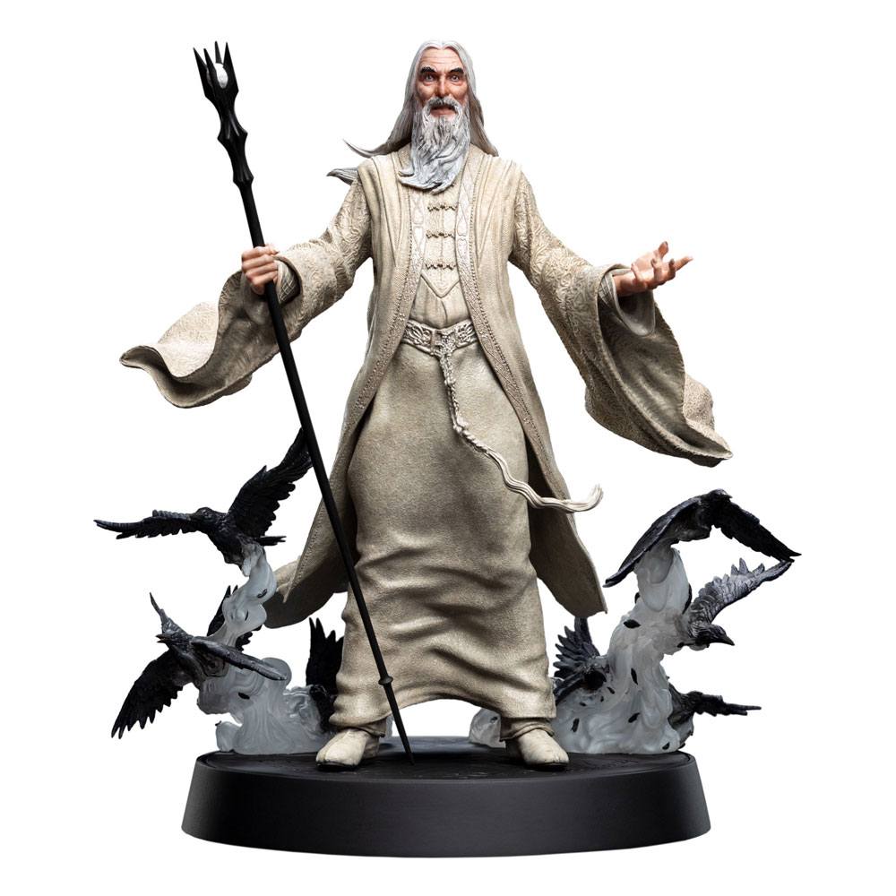 De heer van de ringen Figuren van fandom PVC -standbeeld Saruman de witte 26 cm