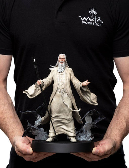 De heer van de ringen Figuren van fandom PVC -standbeeld Saruman de witte 26 cm