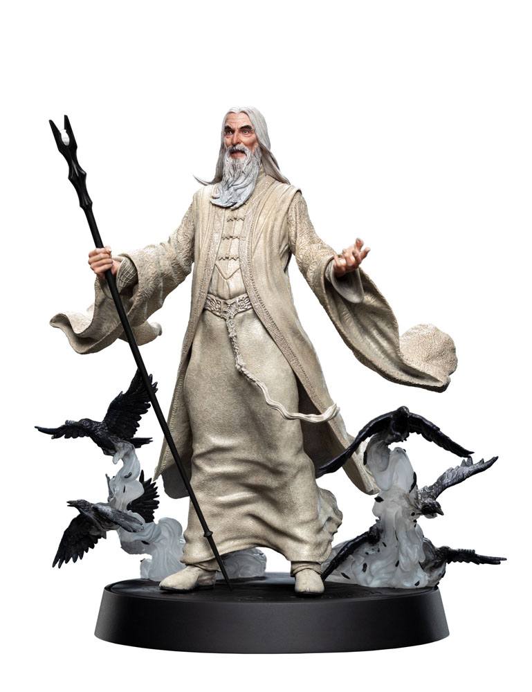 De heer van de ringen Figuren van fandom PVC -standbeeld Saruman de witte 26 cm