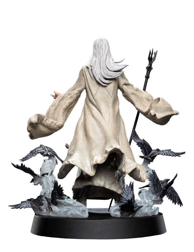 De heer van de ringen Figuren van fandom PVC -standbeeld Saruman de witte 26 cm