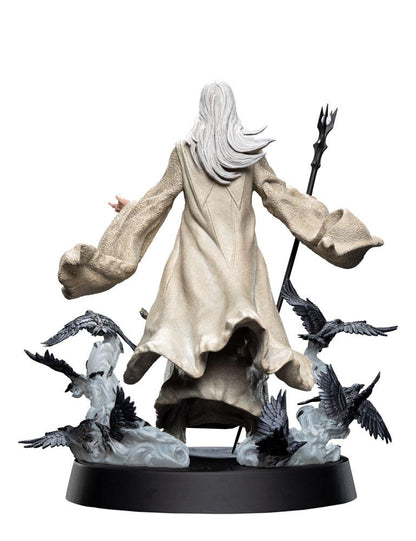 De heer van de ringen Figuren van fandom PVC -standbeeld Saruman de witte 26 cm