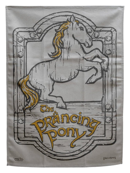 Herr der Ringe Geschirrtuch 2er-Pack, grüner Drache und tänzelndes Pony, 69 cm
