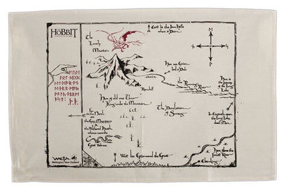 Lo Hobbit Strofinaccio Mappa Thorins 72 cm