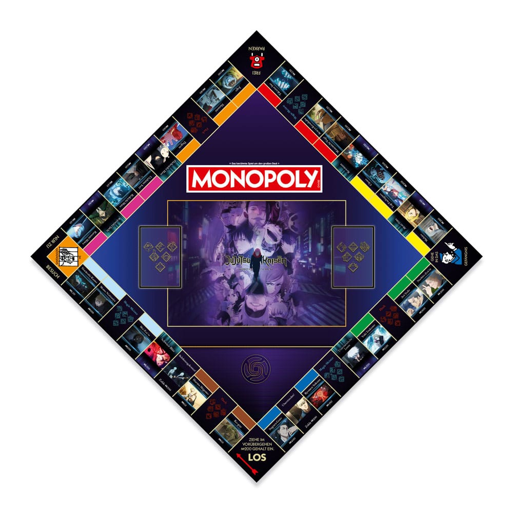 Monopoly Brettspiel Jujutsu Kaisen Staffel 2 *Deutsche Version*
