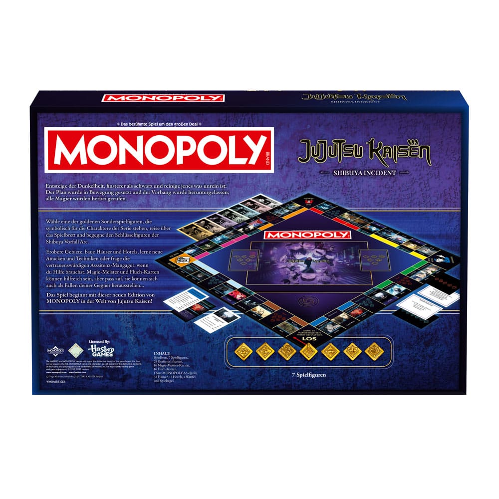 Monopoly Brettspiel Jujutsu Kaisen Staffel 2 *Deutsche Version*