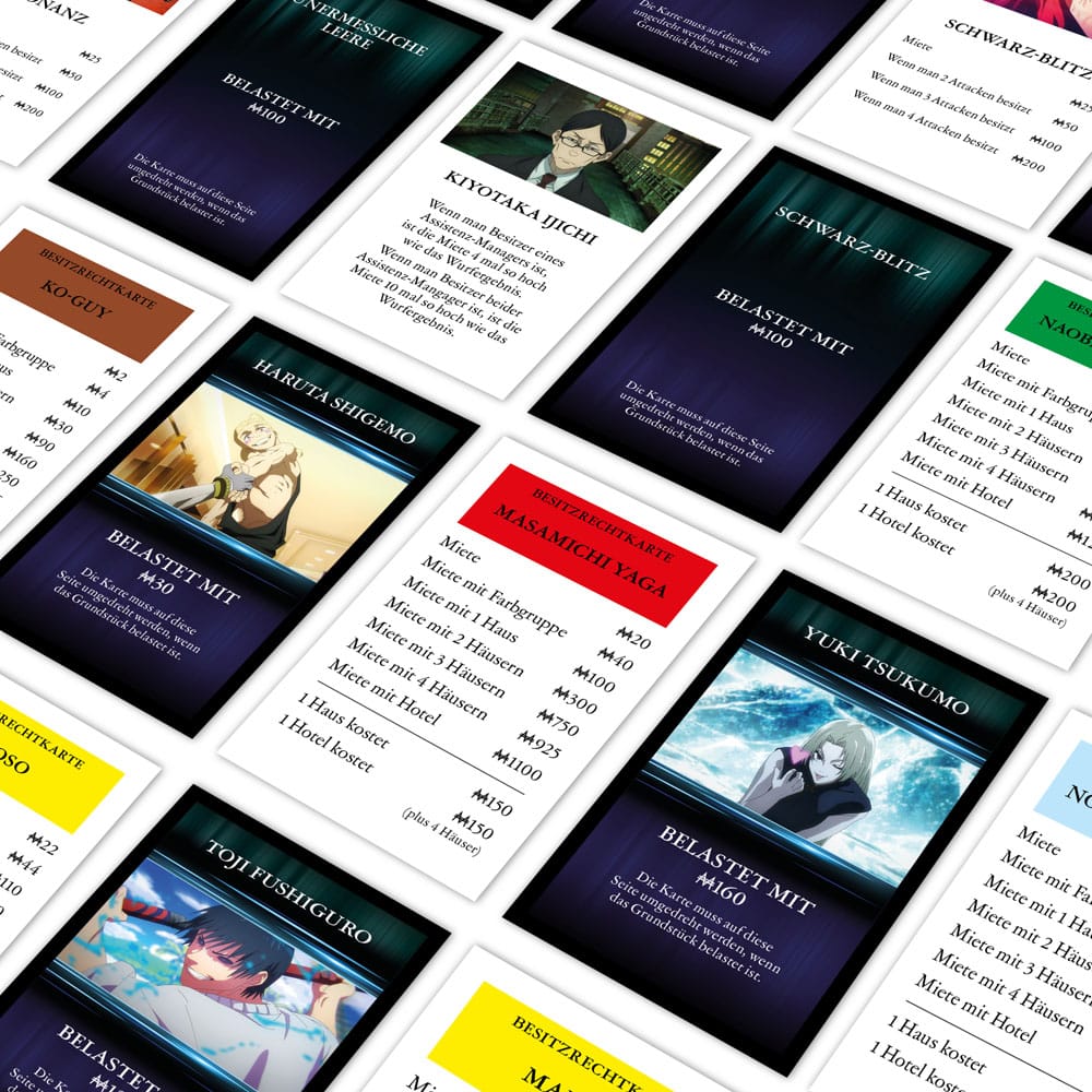 Monopoly Brettspiel Jujutsu Kaisen Staffel 2 *Deutsche Version*