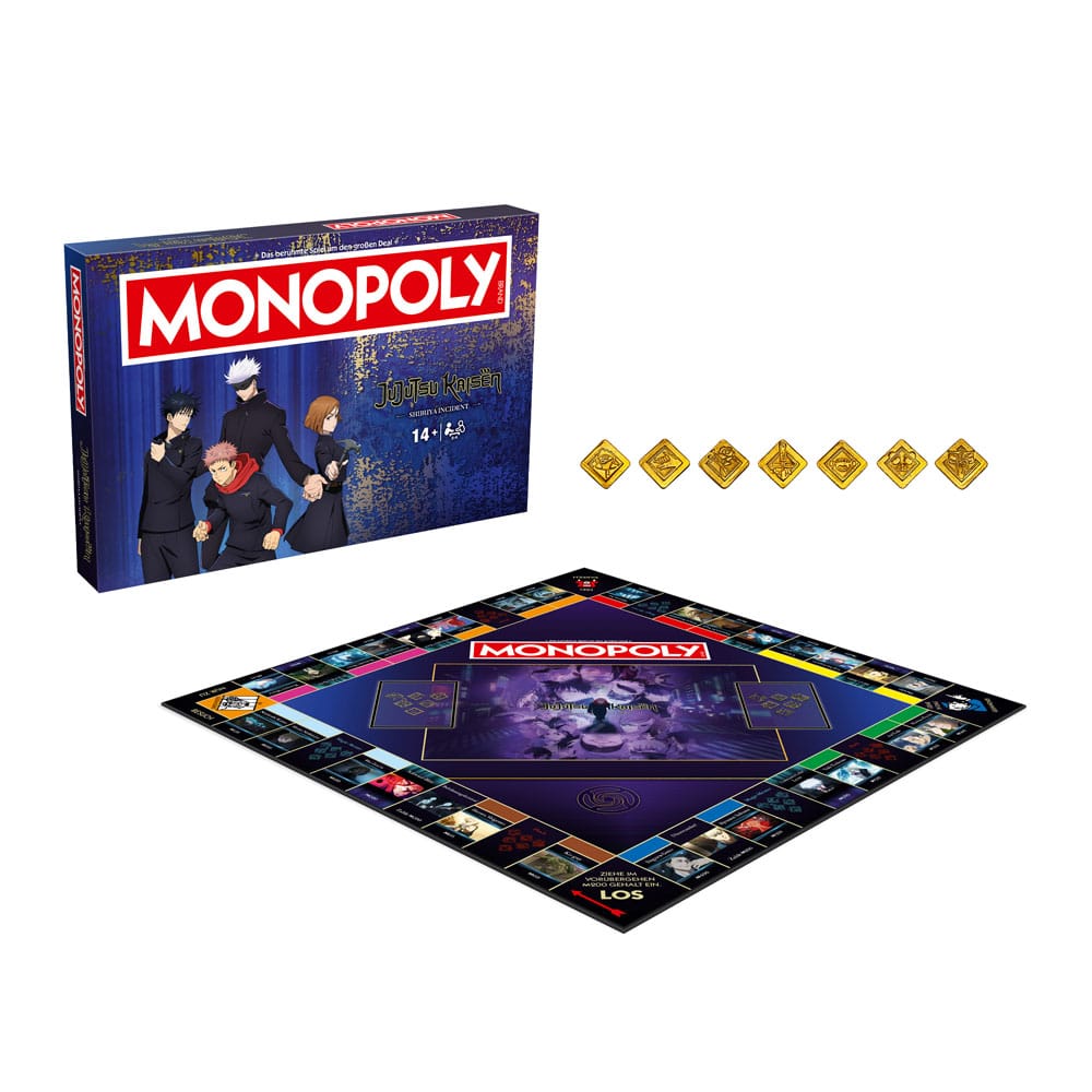 Monopoly Brettspiel Jujutsu Kaisen Staffel 2 *Deutsche Version*