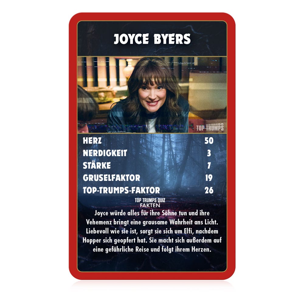 Fremde Things Card Game Top Trumps Sammlerstücke *Deutsche Version *