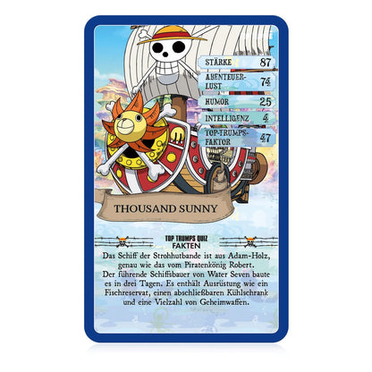 One Piece Collectables Juego de cartas Top Trumps Quiz Collection *Versión alemana *