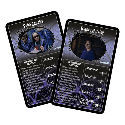 Gioco di carte del mercoledì Top Trumps *Versione tedesca*