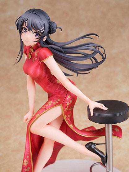 Rascal drømmer ikke om Bunny Girl Senpai Statue 1/7 Mai Sakurajima Chinese Dress Ver. 22 cm