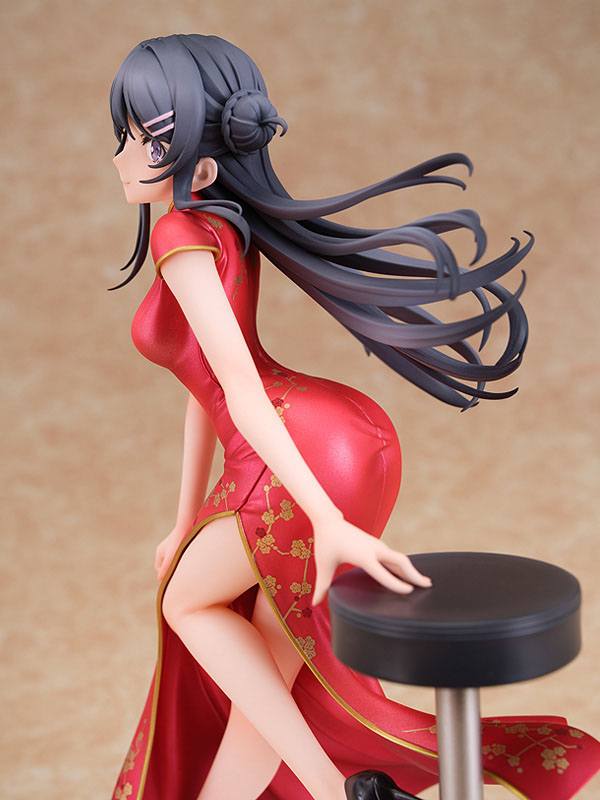 Rascal drømmer ikke om Bunny Girl Senpai Statue 1/7 Mai Sakurajima Chinese Dress Ver. 22 cm