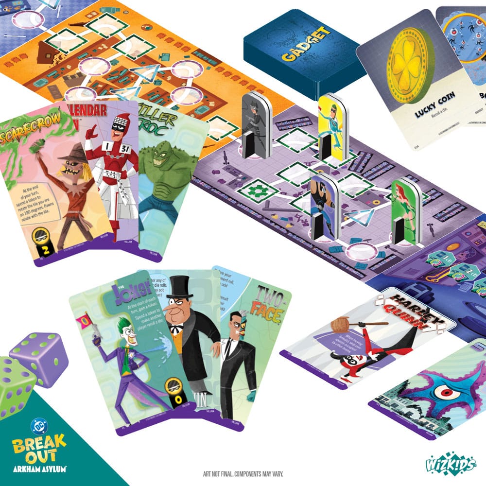 DC Breakout: Arkham Asylum Card Game *Engelsk version*