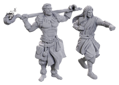 D&amp;D Nolzur's Marvelous Miniatures Ongeverfde Miniaturen 2-Pack Aartsdruïde &amp; Martial Arts Adept