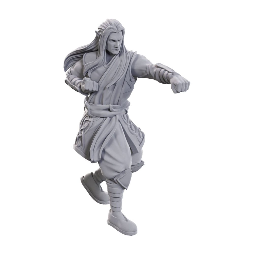 D&amp;D Nolzur's Marvelous Miniatures Ongeverfde Miniaturen 2-Pack Aartsdruïde &amp; Martial Arts Adept