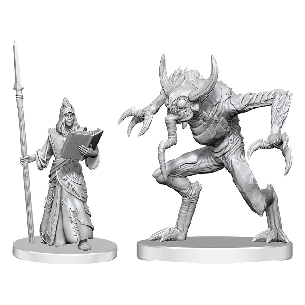 Pathfinder Deep Cuts Miniature non verniciate Vloriak (Despoiler Demon) e Demonologist