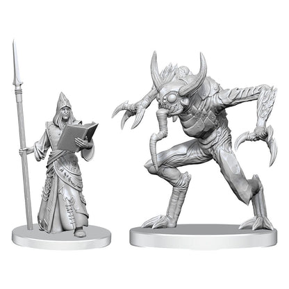 Pathfinder Deep Cuts Miniature non verniciate Vloriak (Despoiler Demon) e Demonologist