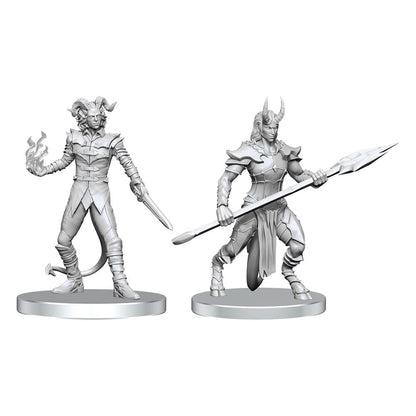 Pathfinder Deep Cuts Miniature non verniciate Vordine (Infantry Devil) e Pitborn Rogue