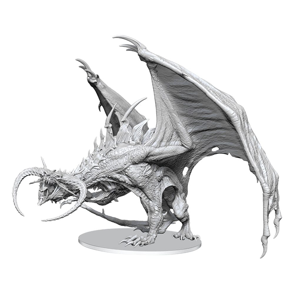 Pathfinder Deep Cuts Drago diabolico in miniatura in scatola non verniciato