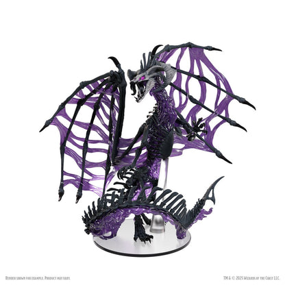 D&D Icons of the Realms Miniaturas prepintadas en caja Dracolich negro 30 cm
