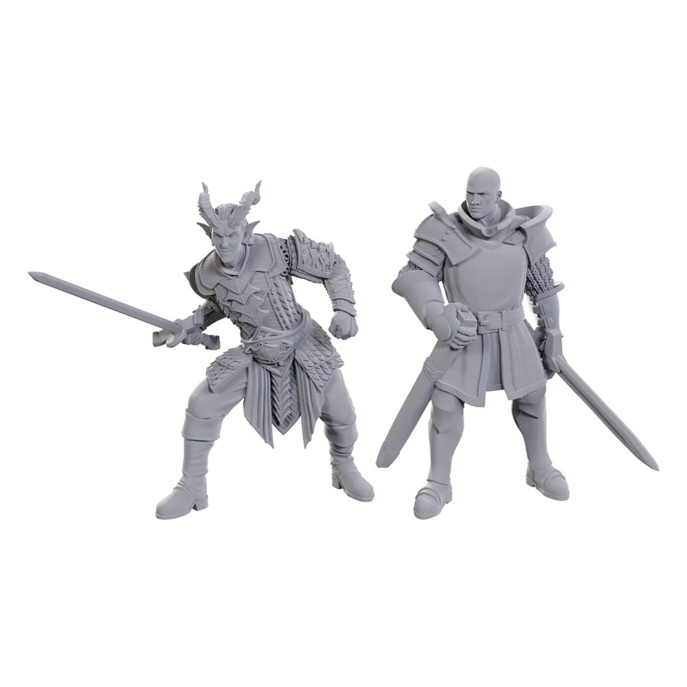 D&D Nolzurs vidunderlige miniaturer umalet miniature Ulder Ravengard & Zevlor