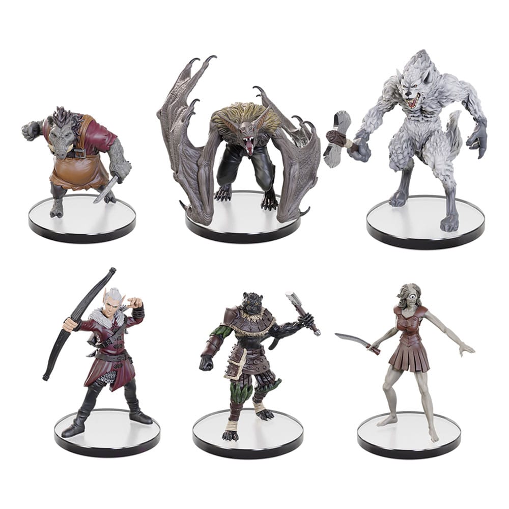 Pathfinder Battles, confezione da 6 miniature preverniciate di Forest Stalkers