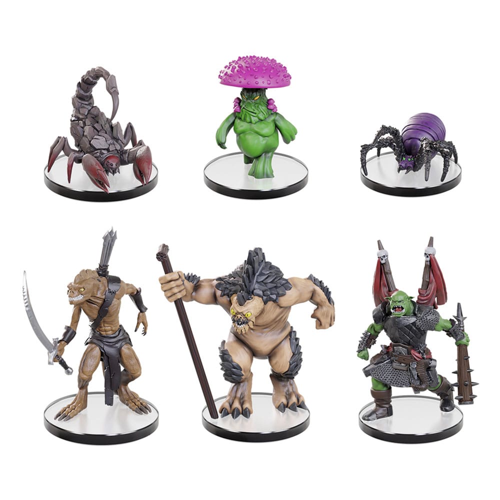Pathfinder Battles, confezione da 6 miniature preverniciate di Cave Lurkers