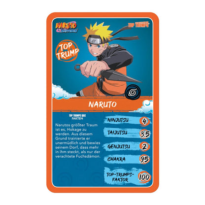 Naruto Shippuden Collectible Card Game Top Trumps Quiz Anime Collectible *Duitse versie *