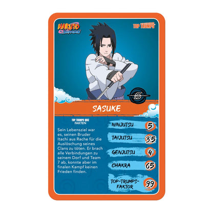 Naruto Shippuden Collectible Card Game Top Trumps Quiz Anime Collectible *Duitse versie *