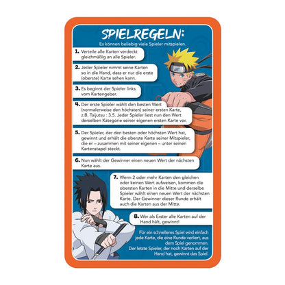 Naruto Shippuden Collectible Card Game Top Trumps Quiz Anime Collectible *German Version*