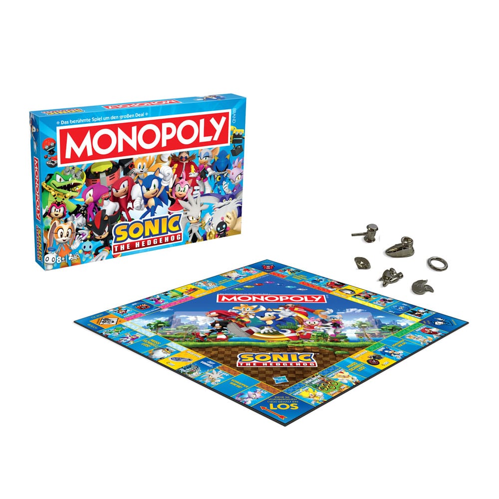 Monopoly Board Game Sonic the Hedgehog *German Version*